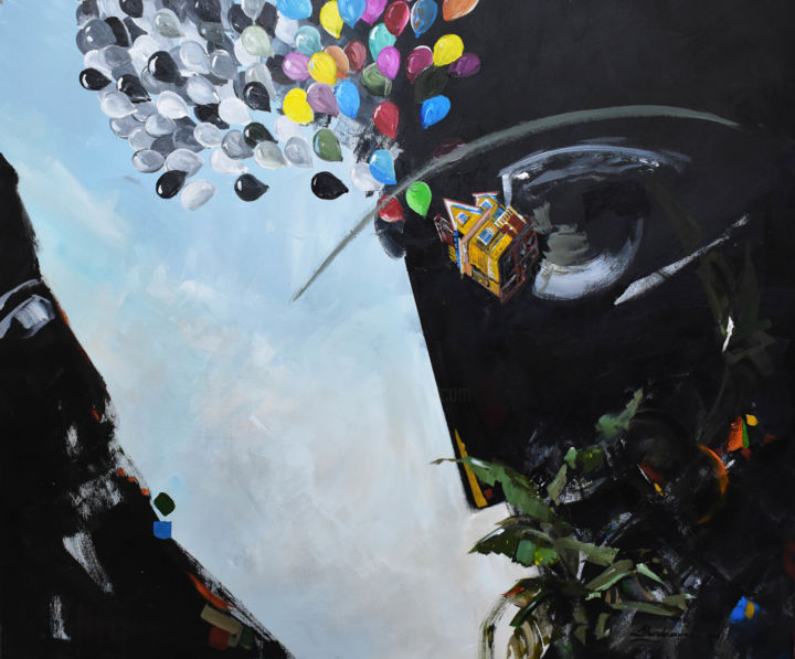 Painting titled "from Game-Maker Dev…" by Shanly Momeni, Original Art, Acrylic