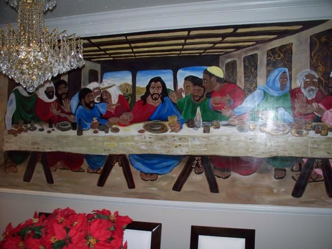 Painting titled "The Last Supper" by Prime, Original Artwork