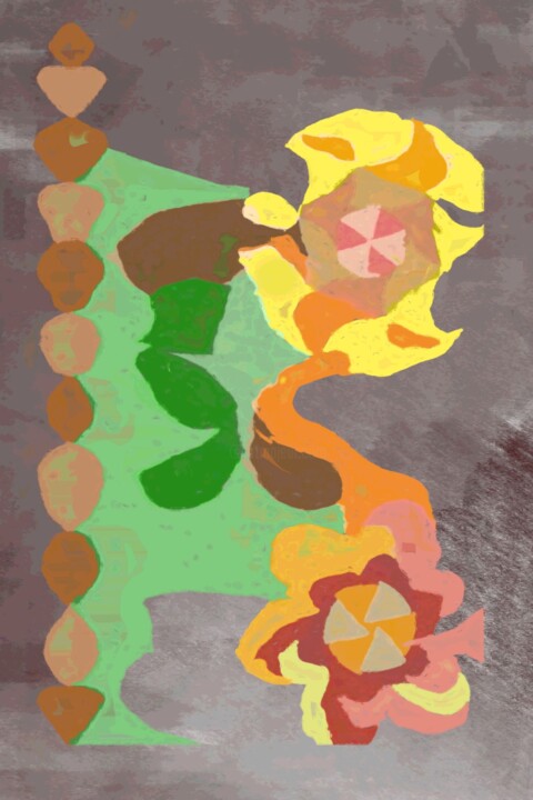 Arte digital titulada "Harmony to abstract…" por Shanny Ask Lasasa, Obra de arte original, Pintura Digital