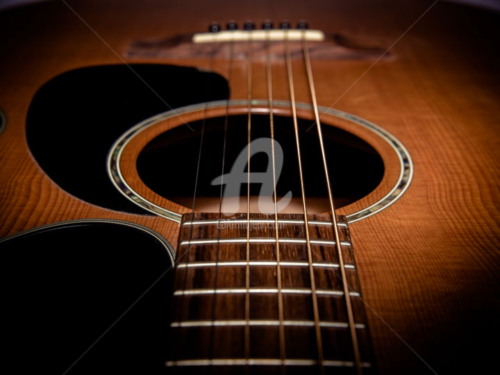 Photography titled "Guitar-3" by Sharlie Evans, Original Artwork, Digital Photography