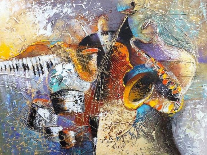 Pittura intitolato "spectrum" da Shaul Kosman, Opera d'arte originale