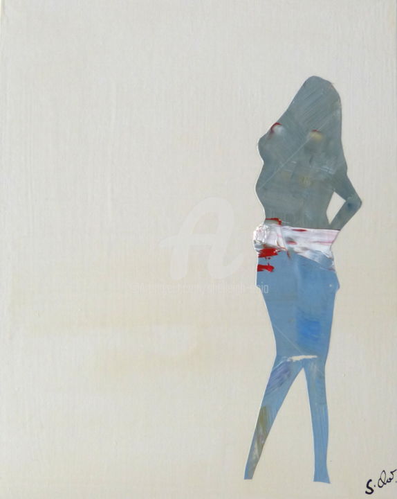 Pittura intitolato "Inner reflection 4" da Shelleigh Ocio, Opera d'arte originale, Olio