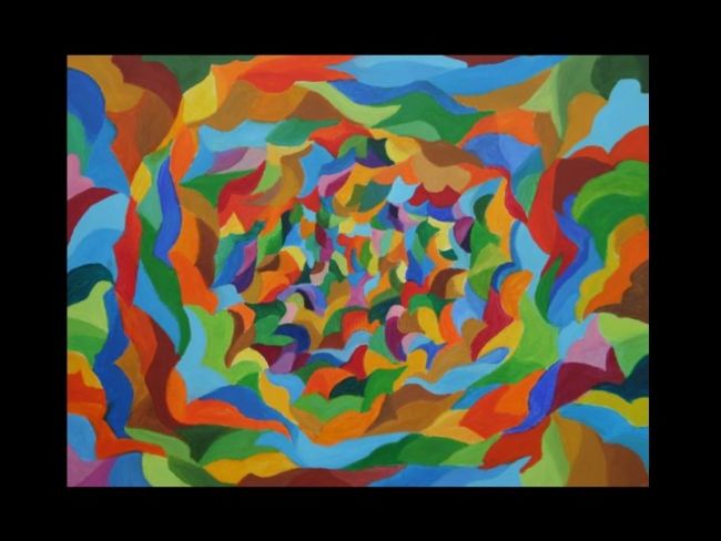Painting titled "Rhythm" by Janice Nelson, Original Art, Oil