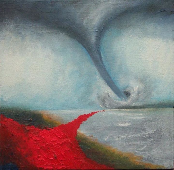 Painting titled "Welsh costal shift…" by Shem Booth-Spain, Original Artwork, Oil