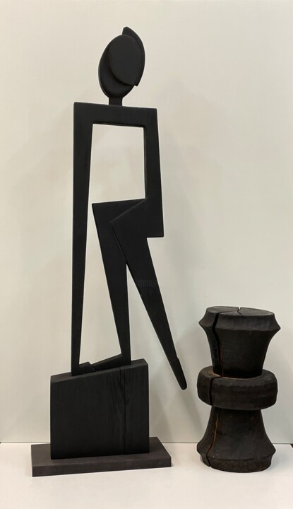 ""HAVE A SEAT" Lady…" başlıklı Heykel Sheraya_berlin tarafından, Orijinal sanat, Ahşap