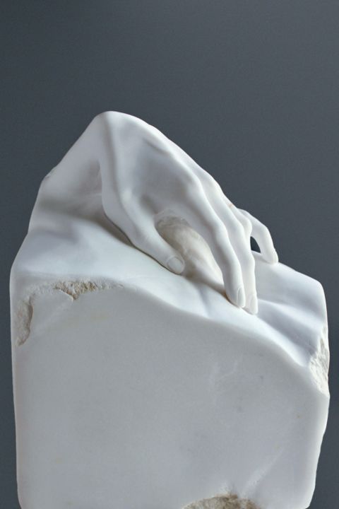 Escultura titulada "Touch" por Sherry Tipton, Obra de arte original, Piedra