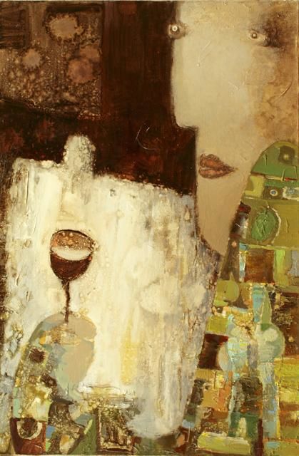 Ностальгия - Painting, 40x60 cm ©2012 by Владимир Шевардин -
Contemporary painting