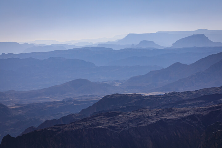Fotografie mit dem Titel "Misty Mountains" von Shimon Rottenberg, Original-Kunstwerk, Digitale Fotografie