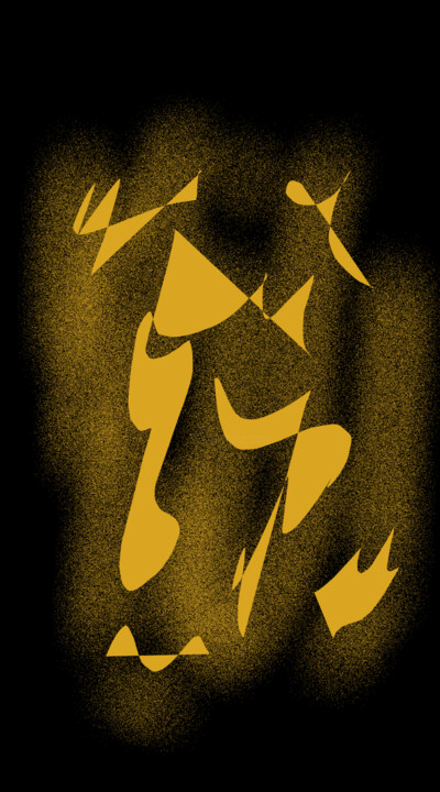 Arte digitale intitolato "Golden nuggets" da Shirley Jacobsen, Opera d'arte originale, Lavoro digitale 2D