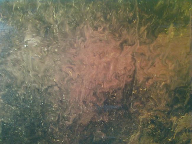 Peinture intitulée "galaxy lost" par Shkana, Œuvre d'art originale, Huile