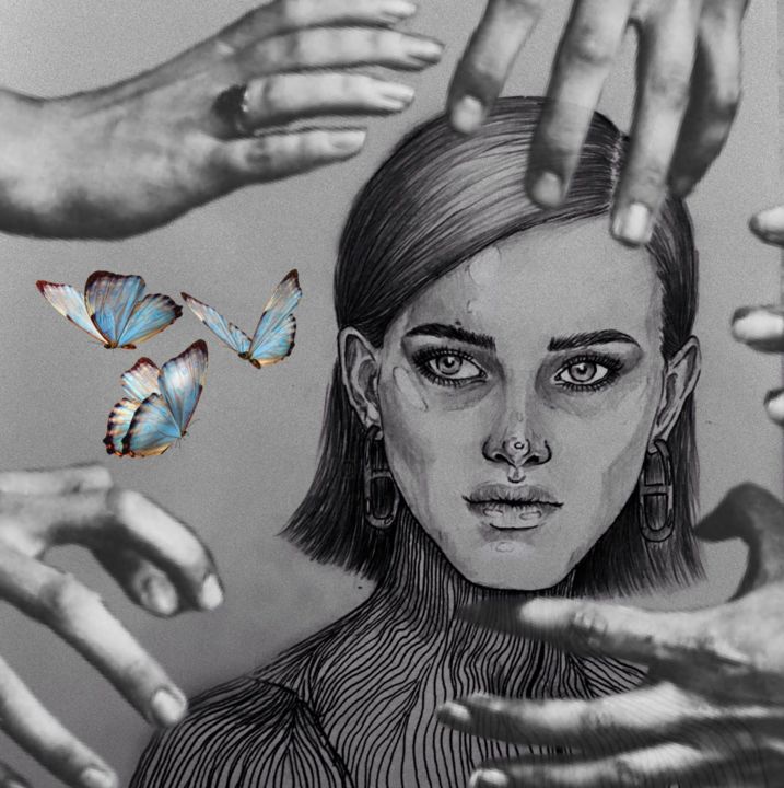 Цифровое искусство под названием "going for a dream" - Iryna Shramko, Подлинное произведение искусства, 2D Цифровая Работа