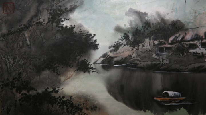 Peinture intitulée "img-0883b.jpg" par Shuang Gao, Œuvre d'art originale