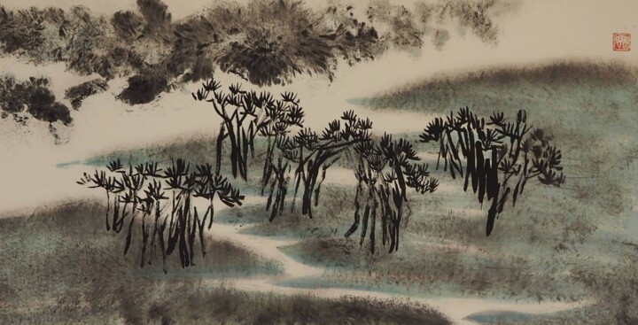 Painting titled "Vagabond, Au rythme…" by Shuang Gao, Original Artwork