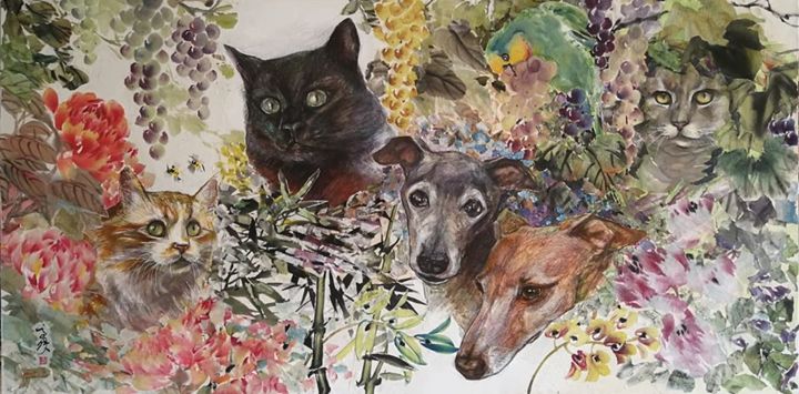 Peinture intitulée "sans titre" par 高爽, Œuvre d'art originale, Acrylique