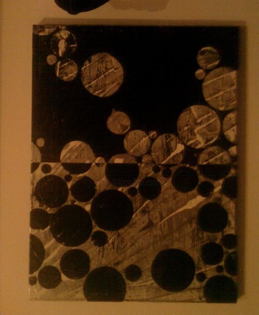 Painting titled "circle" by Sherry Ostopick, Original Art,