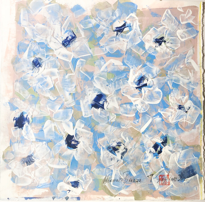 Painting titled "Morning breeze 7" by Sia Aryai, Original Art, Acrylic