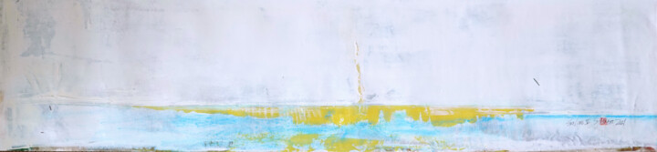Painting titled "Skyline.V" by Sia Aryai, Original Art, Acrylic