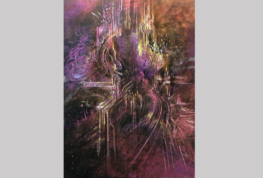 Painting titled "ETHER" by Siegfried Andre, Original Artwork