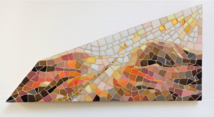 Rzeźba zatytułowany „Mosaïque Silence et…” autorstwa Signature Mosaique ®, Oryginalna praca, Mozaika