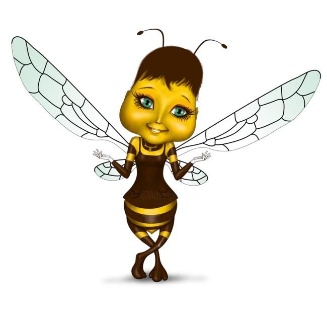 Digital Arts titled "Bee Girl" by Mr T Silappathikaram, Original Artwork