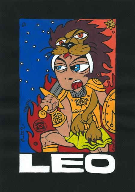 Schilderij getiteld "Leo" door Siljoe, Origineel Kunstwerk