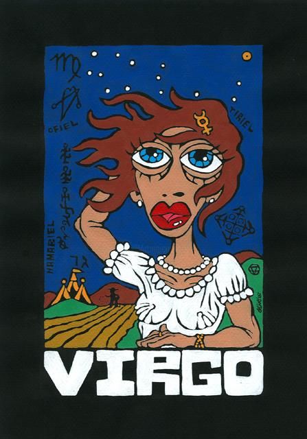 Pintura titulada "Virgo" por Siljoe, Obra de arte original