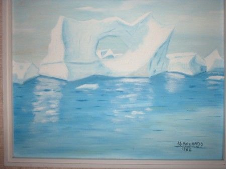 Painting titled "Tempano de hielo" by Silo, Original Artwork, Other