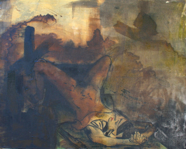 Painting titled "Erotismo e sensuali…" by Angelina Silva, Original Artwork