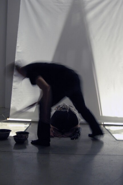 Fotografia intitolato "performance cyborg" da Silvano Bruscella, Opera d'arte originale, Altro