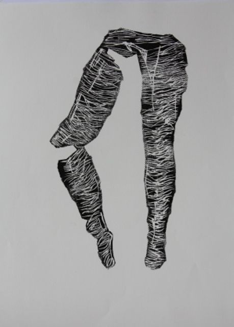 Druckgrafik mit dem Titel "074.jpg" von Simone M Silveira, Original-Kunstwerk, Holzschnitt