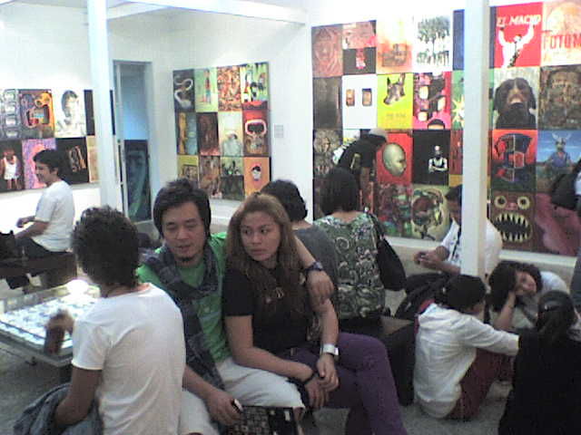 Painting titled "Exhibition view" by Angelo Magno, Original Artwork