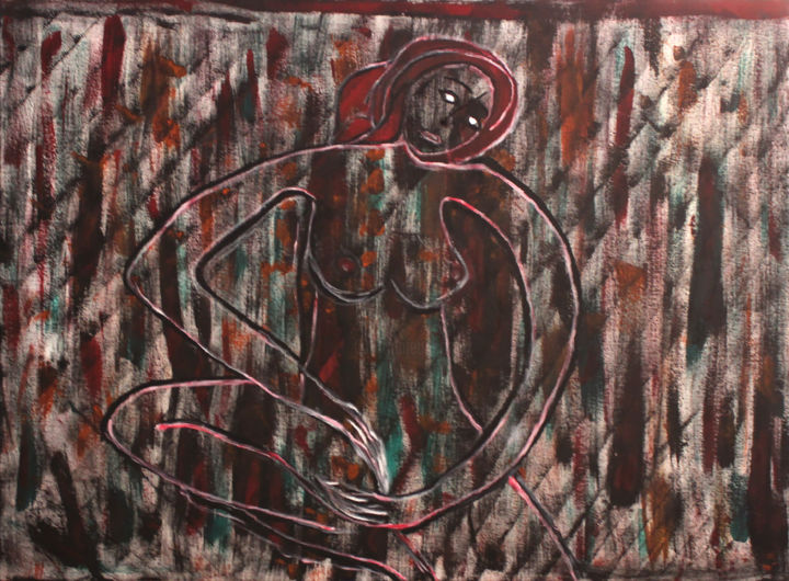 Pintura intitulada "2019 Acrílica sobre…" por Silvia Azevedo, Obras de arte originais, Acrílico