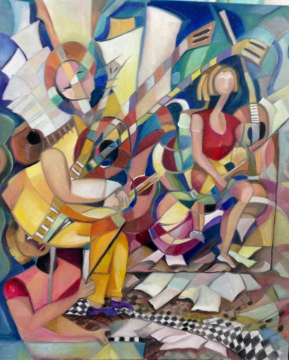 Pintura intitulada "phpxomt0g.jpg" por Silvia Borini, Obras de arte originais, Óleo