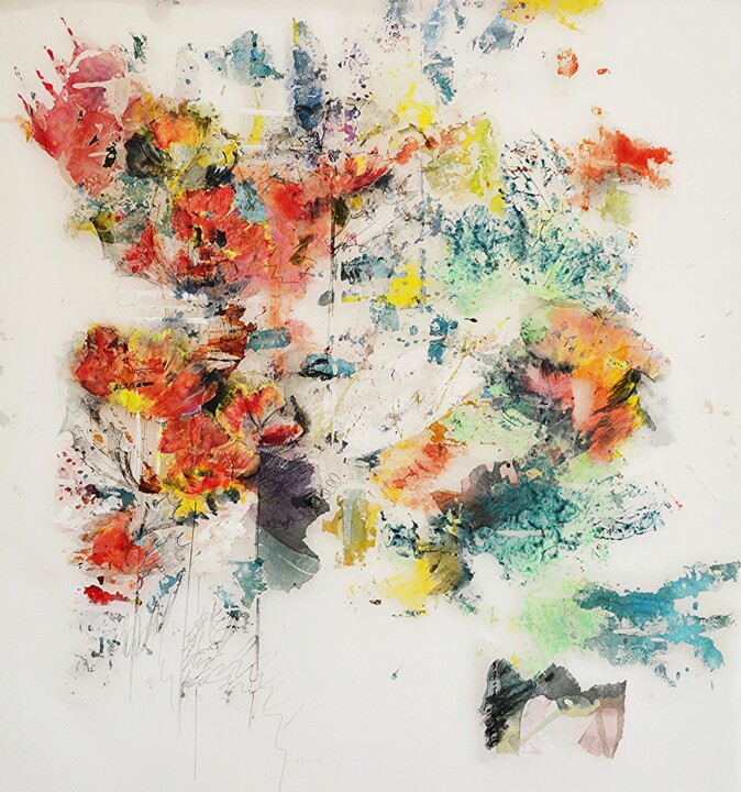 제목이 "Abstraction"인 미술작품 Silvia Hoffmann로, 원작, 아크릴