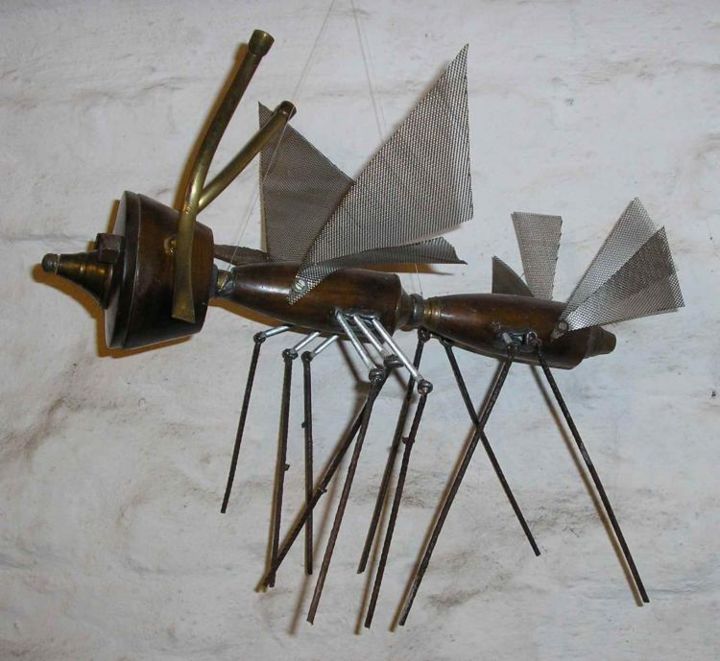 Sculpture titled "Tse - tsé - Perfil" by Silvia Marcela Destoia   (Esculturas), Original Artwork