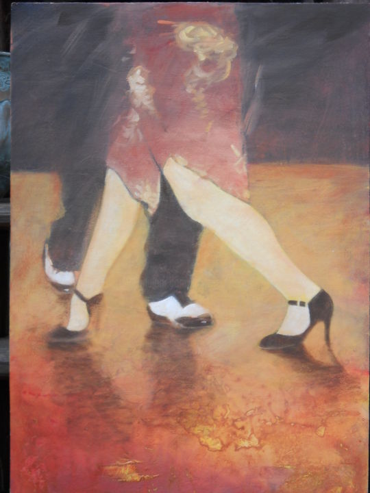 Malarstwo zatytułowany „Tango” autorstwa Silvia Pellicciari, Oryginalna praca, Akryl