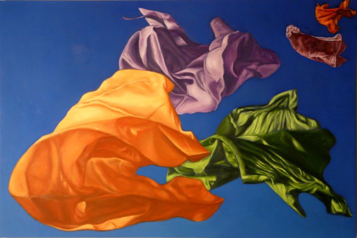 Pittura intitolato "movimento-libero.jpg" da Silvia Rea, Opera d'arte originale, Altro