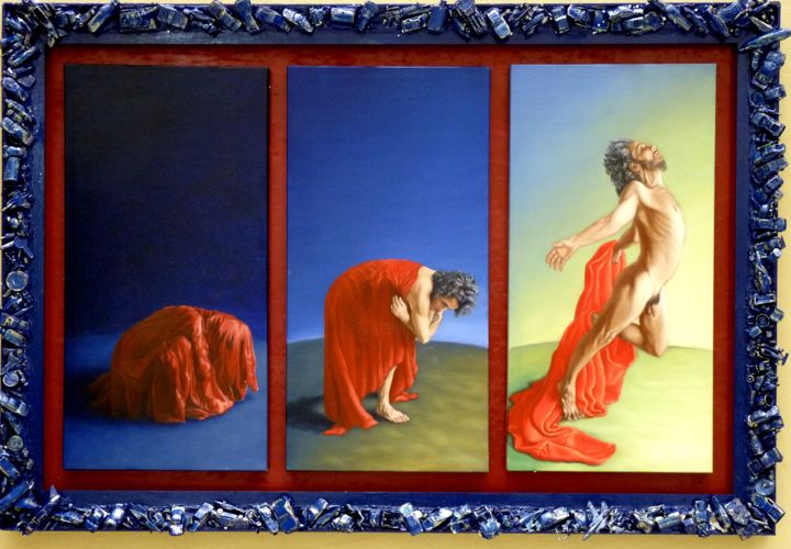 Pittura intitolato "come-crisalide" da Silvia Rea, Opera d'arte originale, Altro