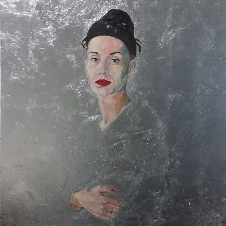 Peinture intitulée "Susana" par Silvia Sarsano, Œuvre d'art originale, Huile
