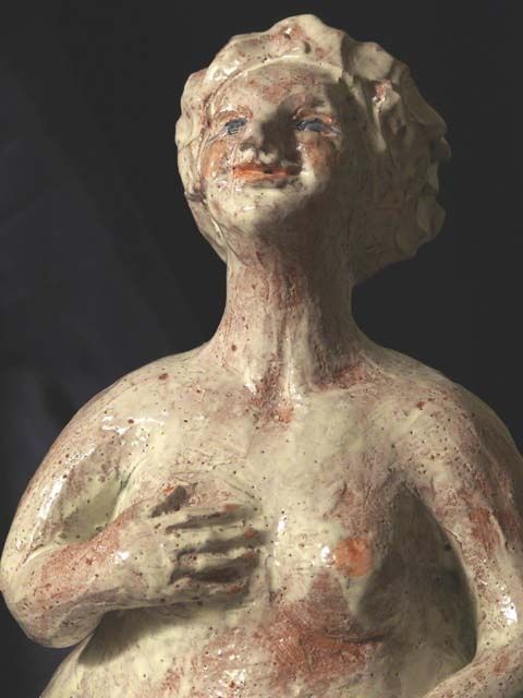 Scultura intitolato "venere pacifica" da Silvia Benfenati, Opera d'arte originale, Ceramica