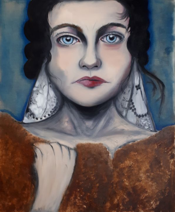 Pittura intitolato "la visione dopo la…" da Silvia Bighi, Opera d'arte originale, Olio
