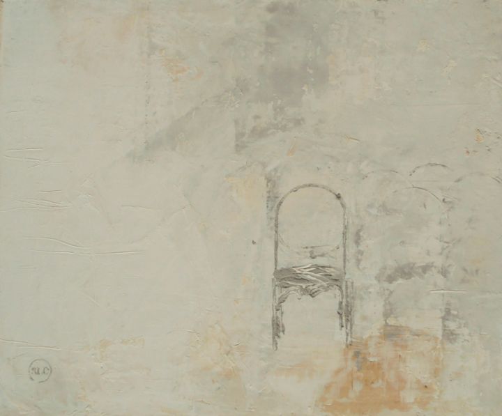 Malarstwo zatytułowany „sedie-46x38.jpg” autorstwa Silvia Leveroni Calvi, Oryginalna praca