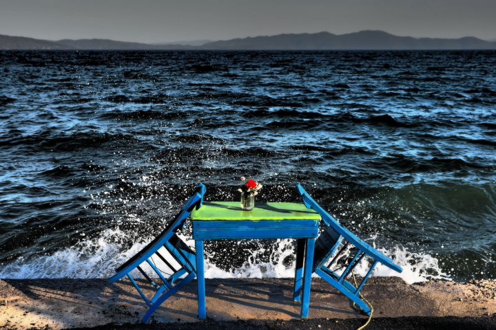 Photography titled "Table for two" by Simon Gaitanidis, Original Artwork, Digital Photography