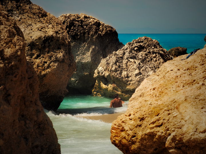 Fotografia intitulada "Swimmers" por Simon Gaitanidis, Obras de arte originais, Fotografia digital