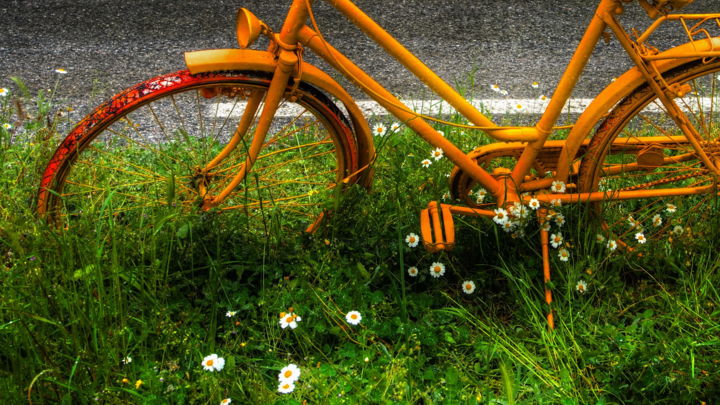 Photographie intitulée "yellow" par Simon Gaitanidis, Œuvre d'art originale, Photographie numérique