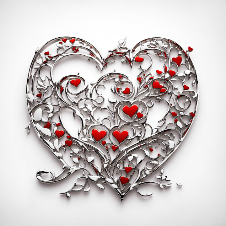 Цифровое искусство под названием "All you need is lov…" - Simon Dara, Подлинное произведение искусства, Изображение, сгенери…