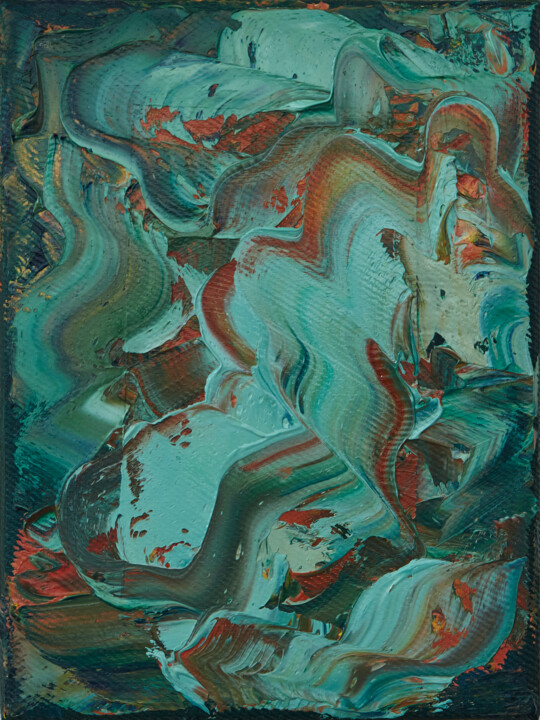 Картина под названием "Colourscape 39" - Simon Findlay, Подлинное произведение искусства, Масло