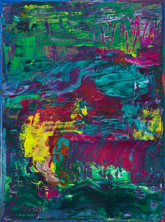 Картина под названием "Colourscape 66" - Simon Findlay, Подлинное произведение искусства, Масло