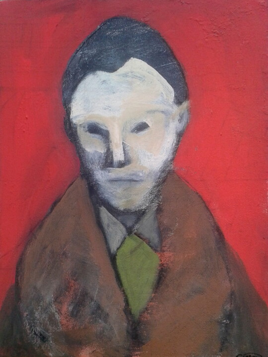 Painting titled "head study (12)" by Simon Taylor, Original Artwork