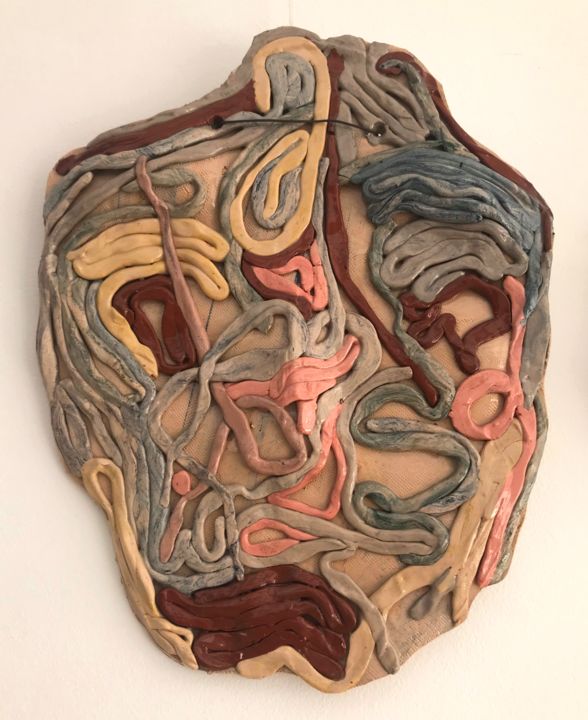 Sculpture titled "The missing one" by Simona Pavlova, Original Art, Clay